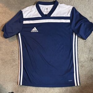 Adidas Kids Navy and White Jersey